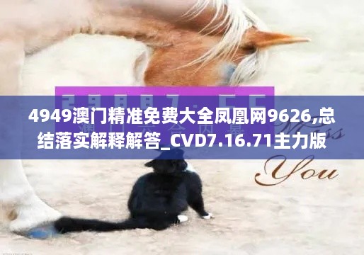 4949澳门精准免费大全凤凰网9626,总结落实解释解答_CVD7.16.71主力版