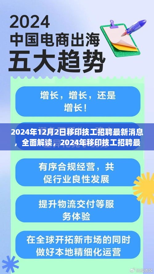 2024年移印技工招聘最新消息解读，深度剖析产品特性、用户体验与目标用户群体分析