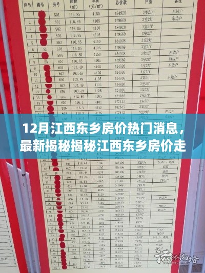 揭秘江西东乡房价走势，十二月热门消息与未来投资风向