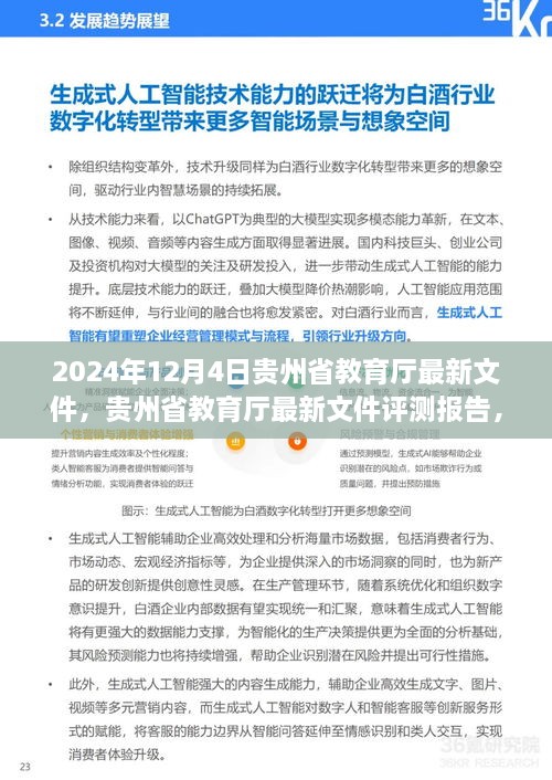 贵州省教育厅最新文件深度解读与用户体验分析，2024年12月4日发布文件评测报告