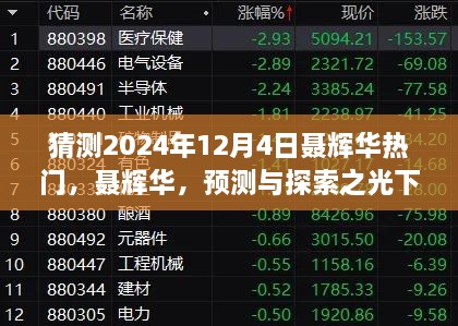 聂辉华，探索之光下的学术巨擘——2024年12月4日的热门展望与预测