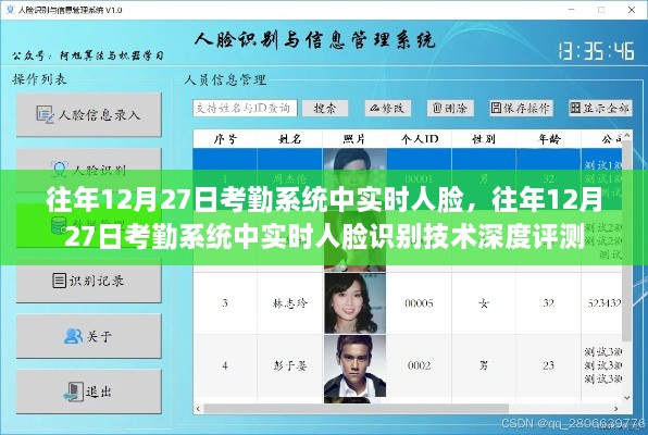往年12月27日考勤系统实时人脸识别技术深度评测与体验反馈