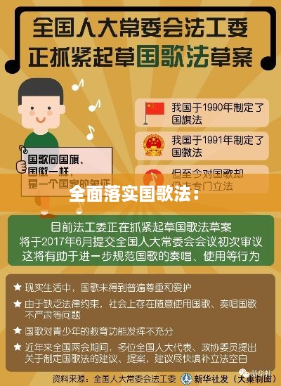 全面落实国歌法： 