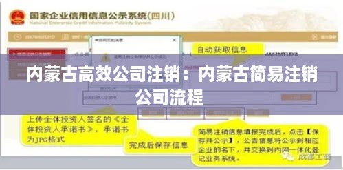 内蒙古高效公司注销：内蒙古简易注销公司流程 