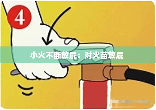 小火不断放屁：对火苗放屁 