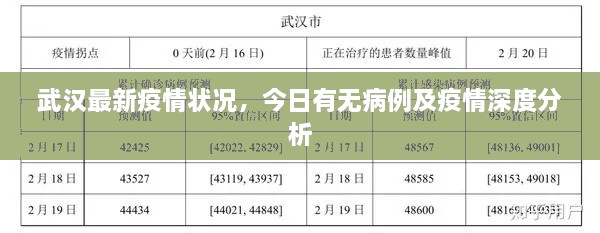武汉最新疫情状况，今日有无病例及疫情深度分析