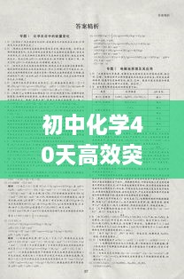 初中化学40天高效突破攻略，专题突破秘籍大揭秘