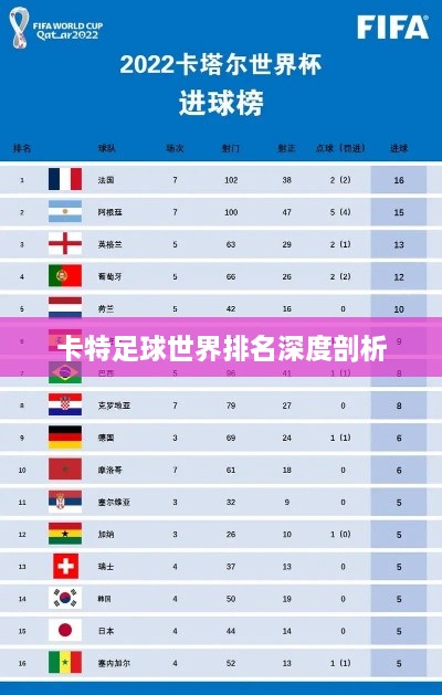 卡特足球世界排名深度剖析