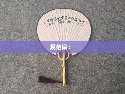 规范扇： 