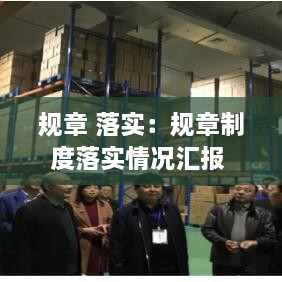 规章 落实：规章制度落实情况汇报 