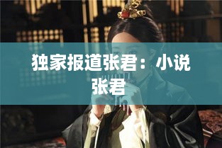 独家报道张君：小说张君 