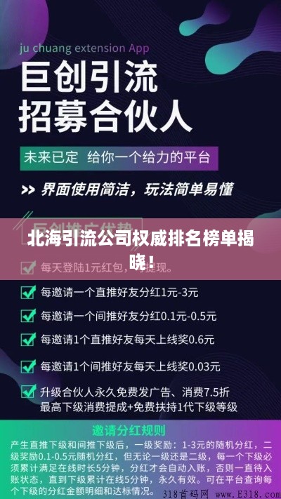 北海引流公司权威排名榜单揭晓！