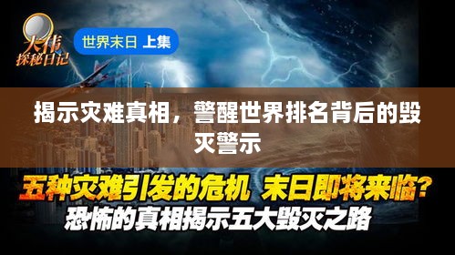 揭示灾难真相，警醒世界排名背后的毁灭警示
