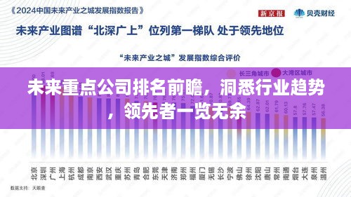 未来重点公司排名前瞻，洞悉行业趋势，领先者一览无余