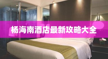 杨海南酒店最新攻略大全