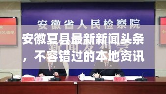 安徽夏县最新新闻头条，不容错过的本地资讯！