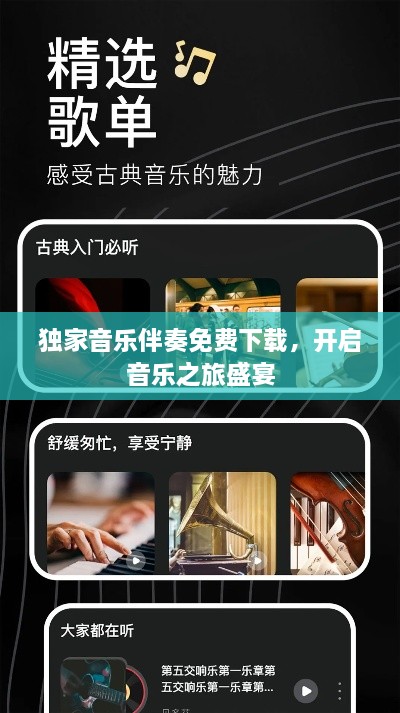 独家音乐伴奏免费下载，开启音乐之旅盛宴
