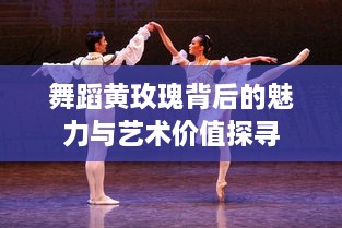 舞蹈黄玫瑰背后的魅力与艺术价值探寻
