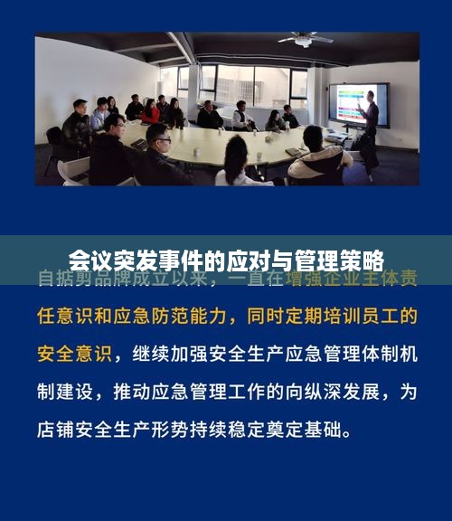 会议突发事件的应对与管理策略