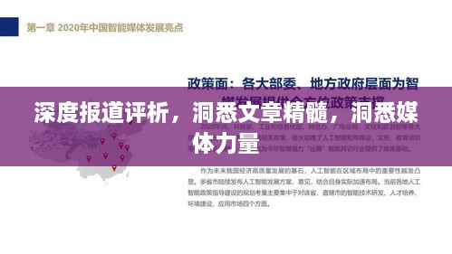 深度报道评析，洞悉文章精髓，洞悉媒体力量