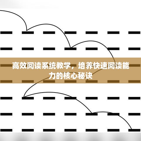 高效阅读系统教学，培养快速阅读能力的核心秘诀