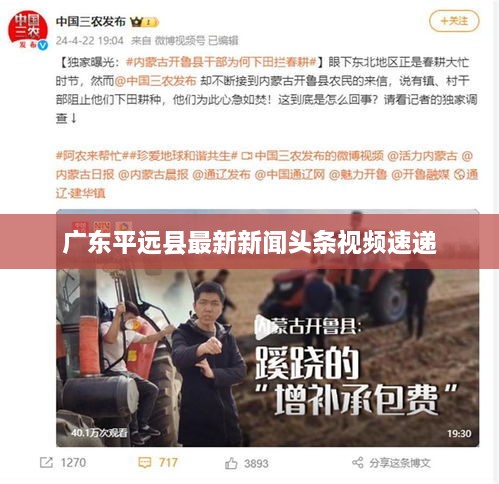 广东平远县最新新闻头条视频速递