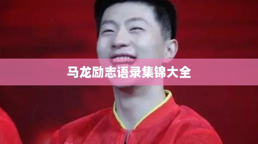 马龙励志语录集锦大全