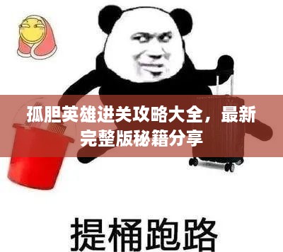 孤胆英雄进关攻略大全，最新完整版秘籍分享