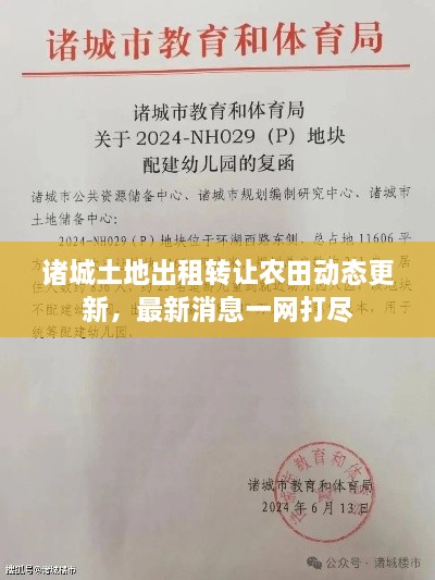 诸城土地出租转让农田动态更新，最新消息一网打尽