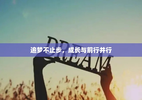 追梦不止步，成长与前行并行