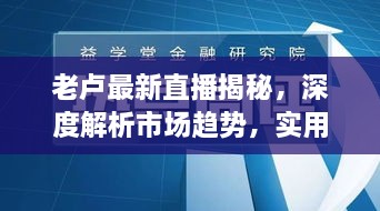 老卢最新直播揭秘，深度解析市场趋势，实用技巧大放送