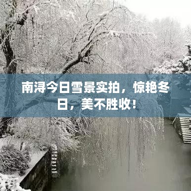 南浔今日雪景实拍，惊艳冬日，美不胜收！