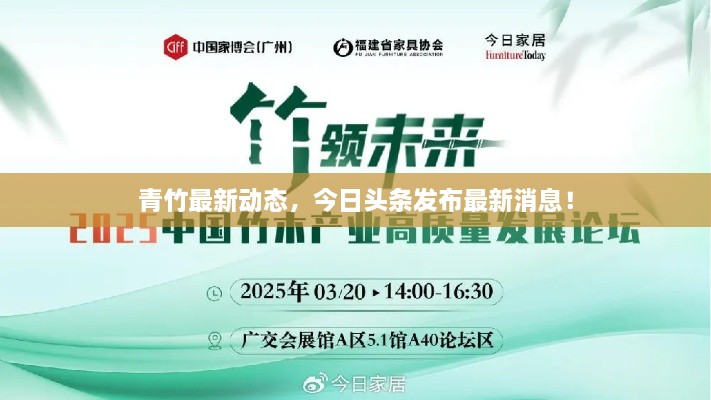 青竹最新动态，今日头条发布最新消息！