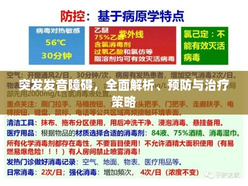 突发发音障碍，全面解析、预防与治疗策略