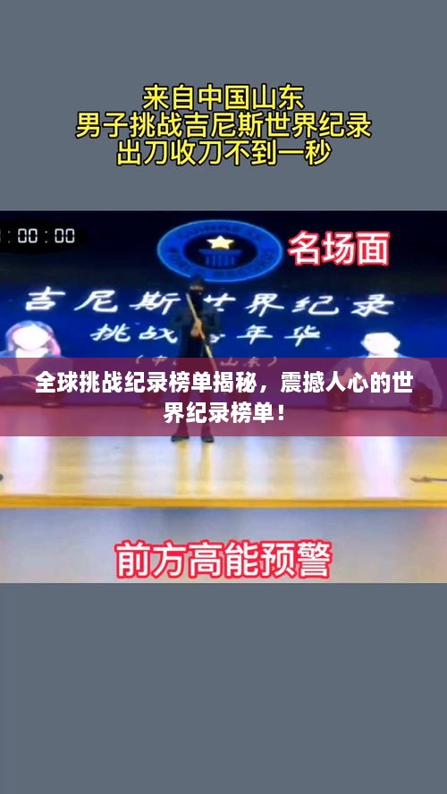 全球挑战纪录榜单揭秘，震撼人心的世界纪录榜单！