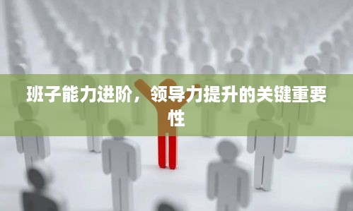 班子能力进阶，领导力提升的关键重要性