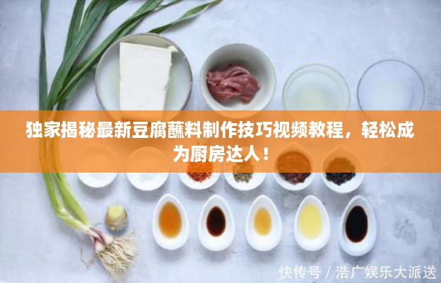独家揭秘最新豆腐蘸料制作技巧视频教程，轻松成为厨房达人！