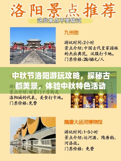 中秋节洛阳游玩攻略，探秘古都美景，体验中秋特色活动