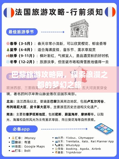 巴黎旅游攻略网，探索浪漫之都的梦幻之旅