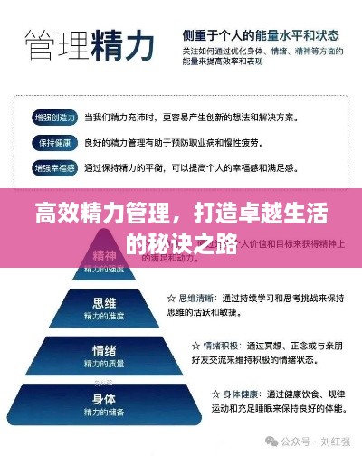 高效精力管理，打造卓越生活的秘诀之路