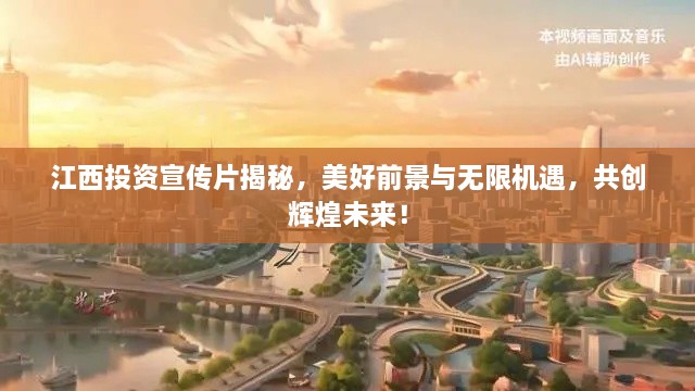 江西投资宣传片揭秘，美好前景与无限机遇，共创辉煌未来！