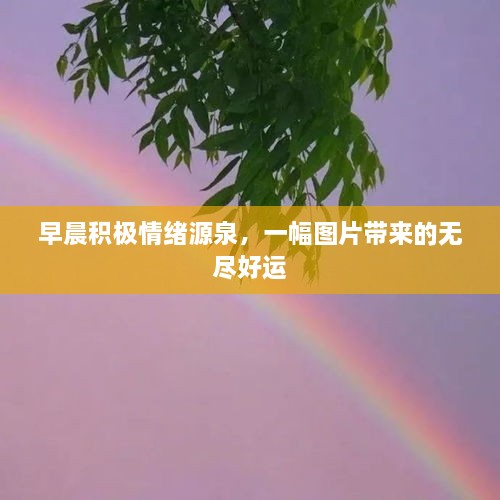 早晨积极情绪源泉，一幅图片带来的无尽好运